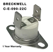 BRECKWELL PELLET  [PP3321]  LOW LIMIT CERAMIC  PROOF OF FIRE SWITCH C-E-090-22C