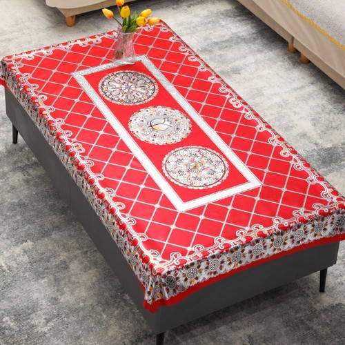 European Style Coffee Table Tablecloth Waterproof & Oil Resistant PVC Tablecloth - Picture 7 of 14