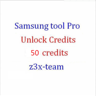 fast ! z3x Samsung tool Pro repair Credits 50 Credits for Z3X BOX Samsung phone