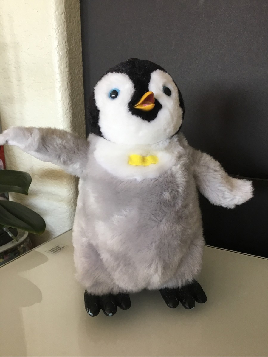 2 BAB HAPPY FEET ERIK Bumble Talking Walking PENGUIN PLUSH