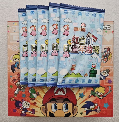Super Mario Bros Family Computer (5) Sealed Packs