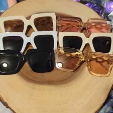 Large Woman's Chic Fashion Sunglasses lot Of 6 New