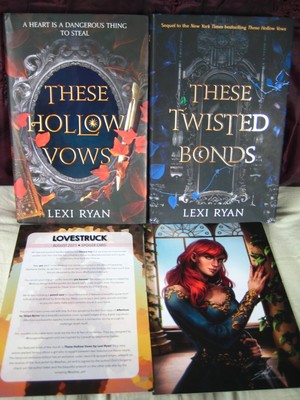 These Hollow Vows & These Twisted Bonds signiert Fairyloot Autor Brief Geschirrtuch