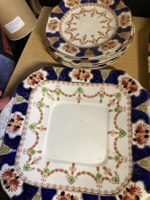 Vintage Royal Albion Sandwich Set, Imari Farben #2