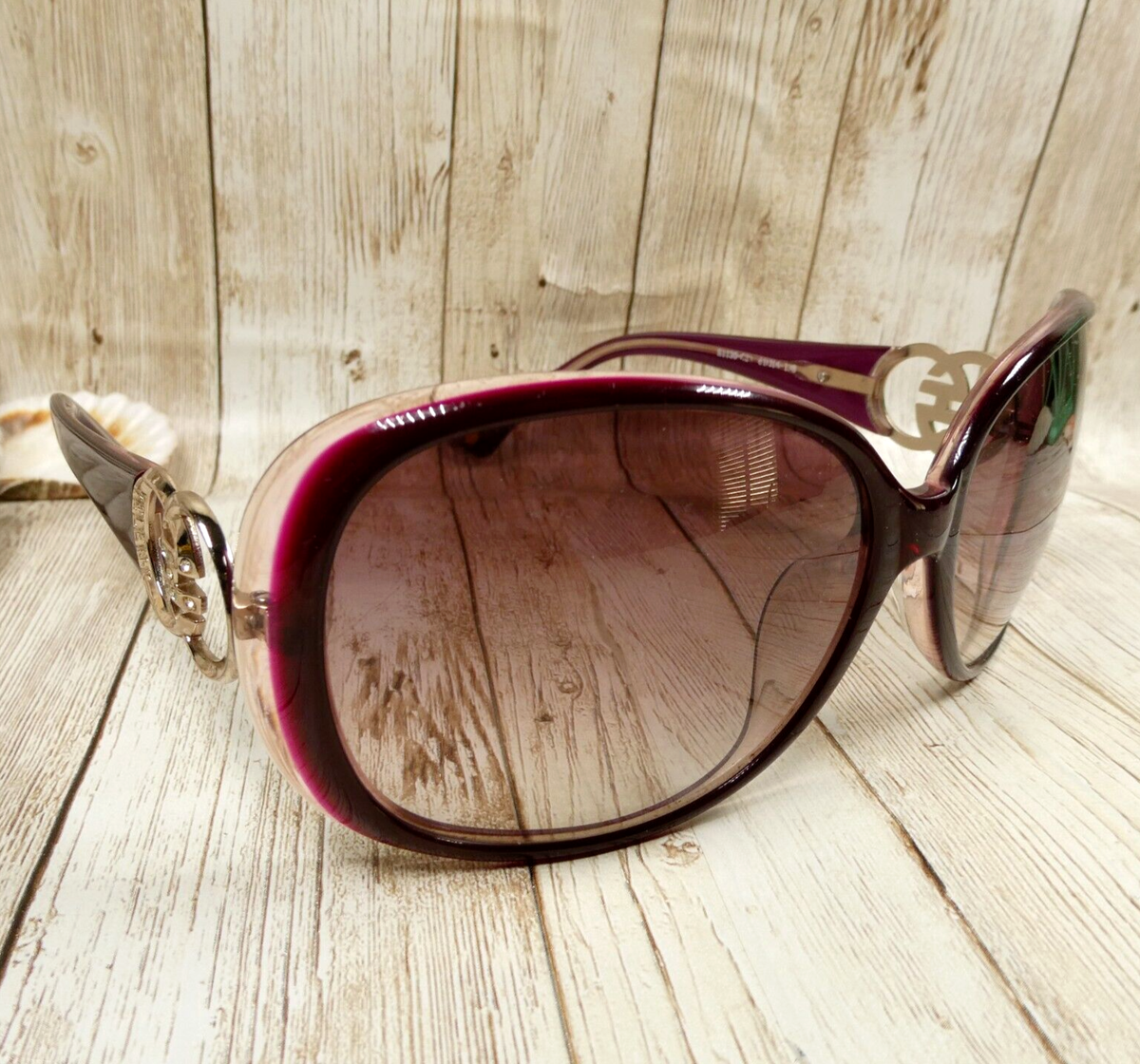 Helen Keller Oversized Gradient Sunglasses H1130 C23 61-16-138