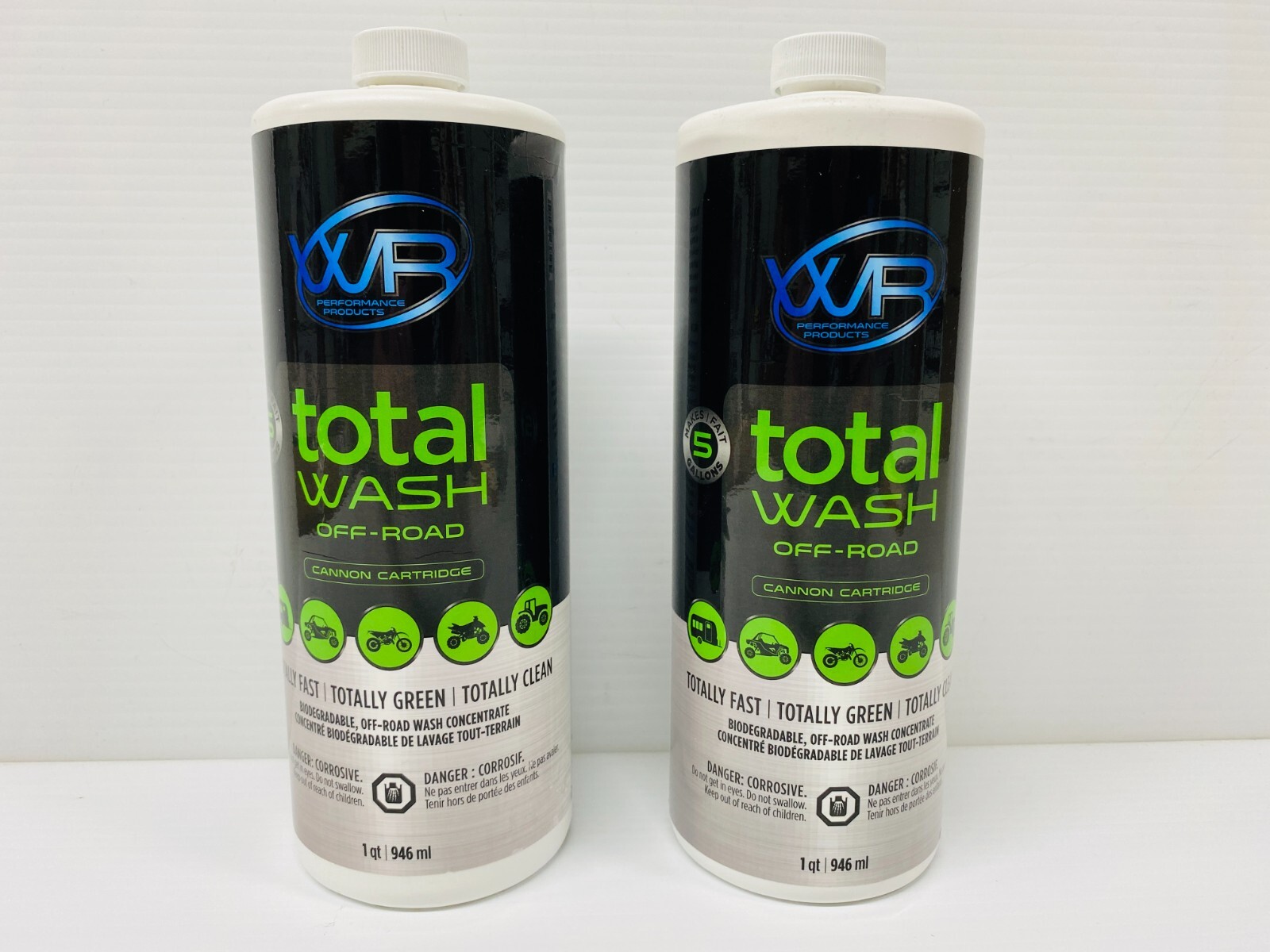 WR Performance Total Wash Off Road Foam Cannon Cartridge 2 PACK UTV