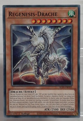 YUGIOH - Playset 3x Regenesis-Drache - ALIN-DE015 - Alliance Insight - DE/NM