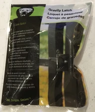 Boerboel Gate Solutions  Gravity Fence Latch Black