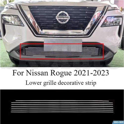 2021-2022 CAPA Certified Nissan Rogue S Front Bumper Valance Grille Kit Usa Built Textured Ni1095128c