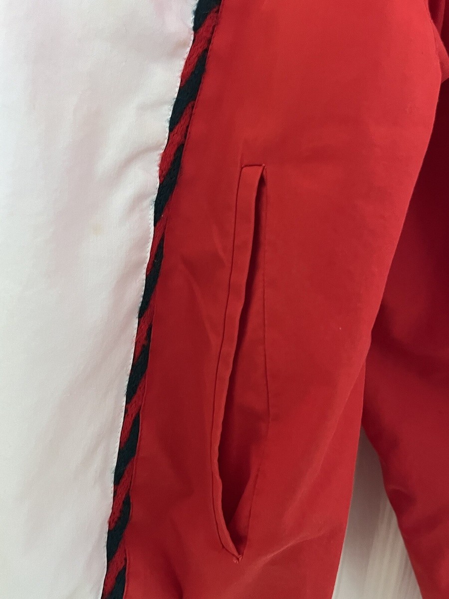 Vintage Gucci Men's white/red Zipper Bomber Jacket 100 Vintage Gucci Men's white/red Zipper Bomber Jacket 100