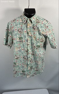 Vintage 90s Reyn Spooner Men's Dietrich Varez Collection Hawaiian Shirt Sz M
