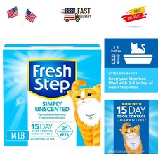 Simply Unscented Clumping Litter, Unscented Cat Litter With Activated Charcoa...