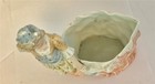 Antique German Bisque Figural Planter Woman W/ Watering Can At Well 5" — photo 2