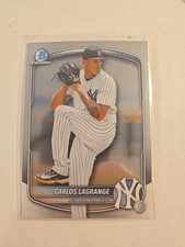 CARLOS LAGRANGE 2025 BOWMAN DRAFT CHROME PROSPECT YANKEES