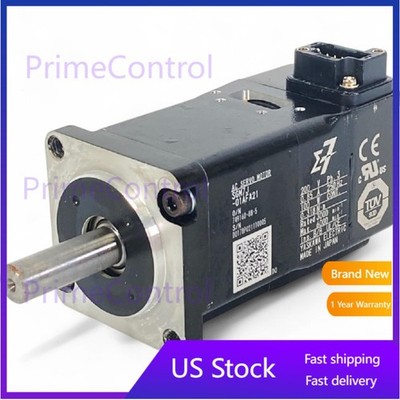 Yaskawa SGM7J-01AFA21 AC Servo Motor 100W 200V 3000rpm 0.85A w/ Shaft