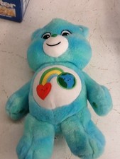 2021 Care Bears Love The Earth I Care Bear 14 Plush Tie Dye Blue Green Earth