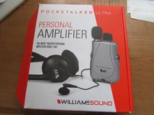 Williams Sound Pocket Talker Ultra Personal Sound Amplifier Headphones PKT D1-EH