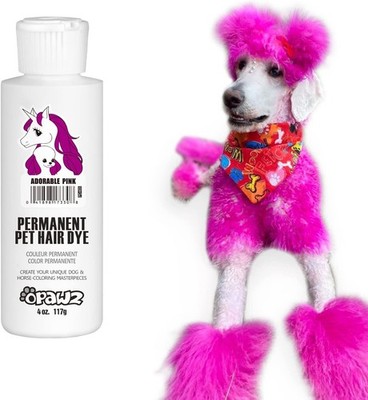 Permanent Dog Hair Dye, Pet Hair Dye Safely Used by Grooming Salons for a Dec...