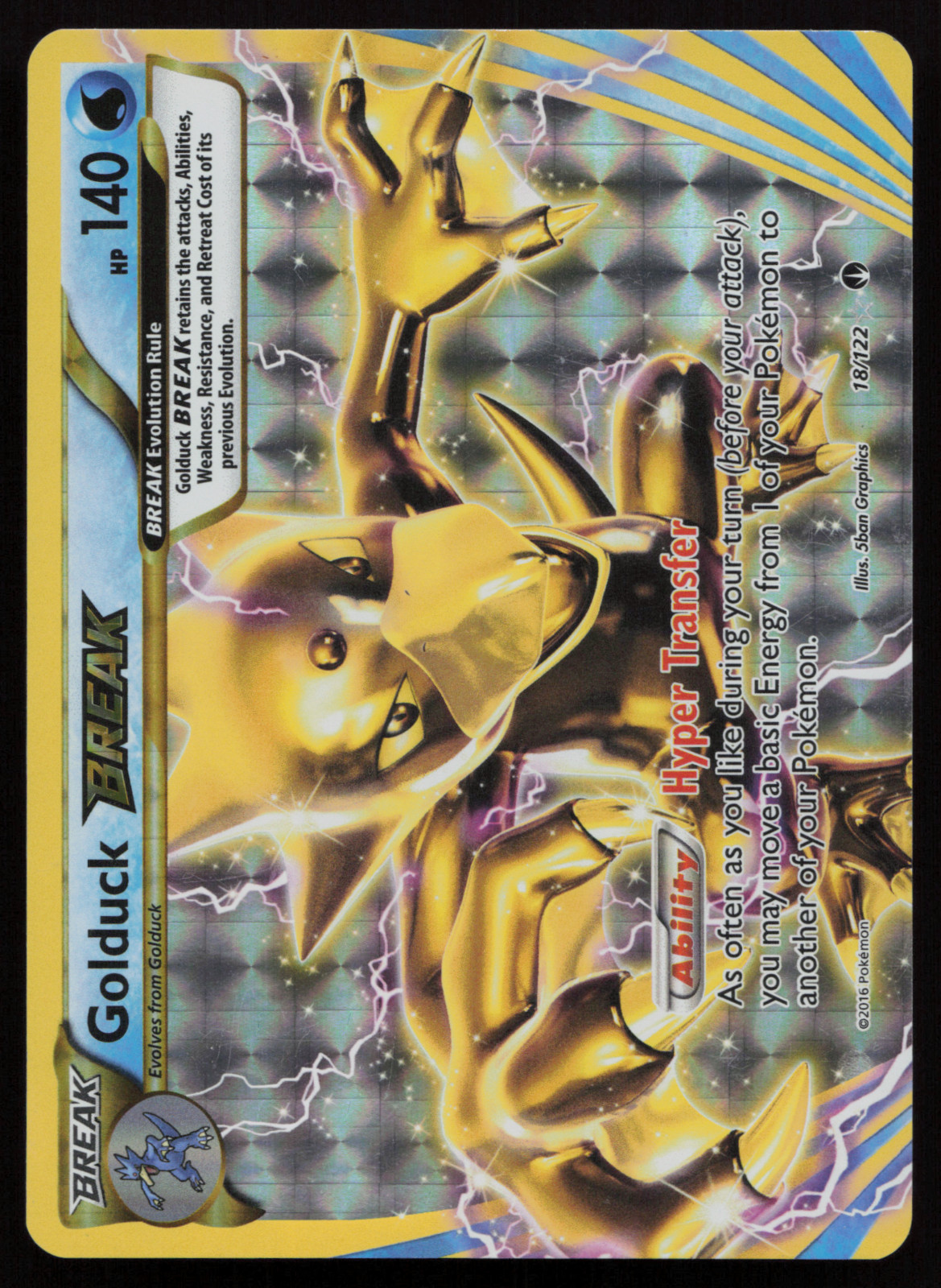Golduck BREAK 18/122 Breakpoint Holo