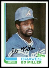 1982 Topps #451 Ed Miller Atlanta Braves NM+