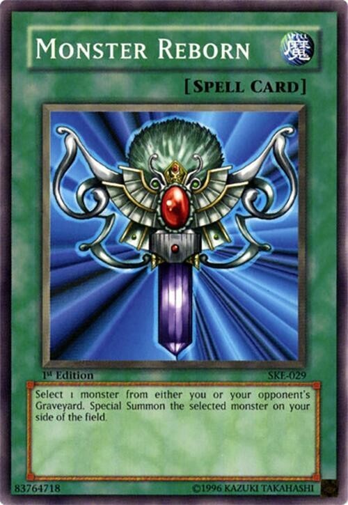 Monster Reborn - SKE-029 - Common - Mixed Editions - YuGiOh LP