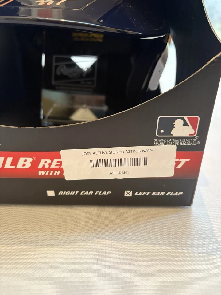 🔥Casco de bateo tamaño completo firmado por José Altuve Beckett certificado de autenticidad🔥 Foto 2 de 2