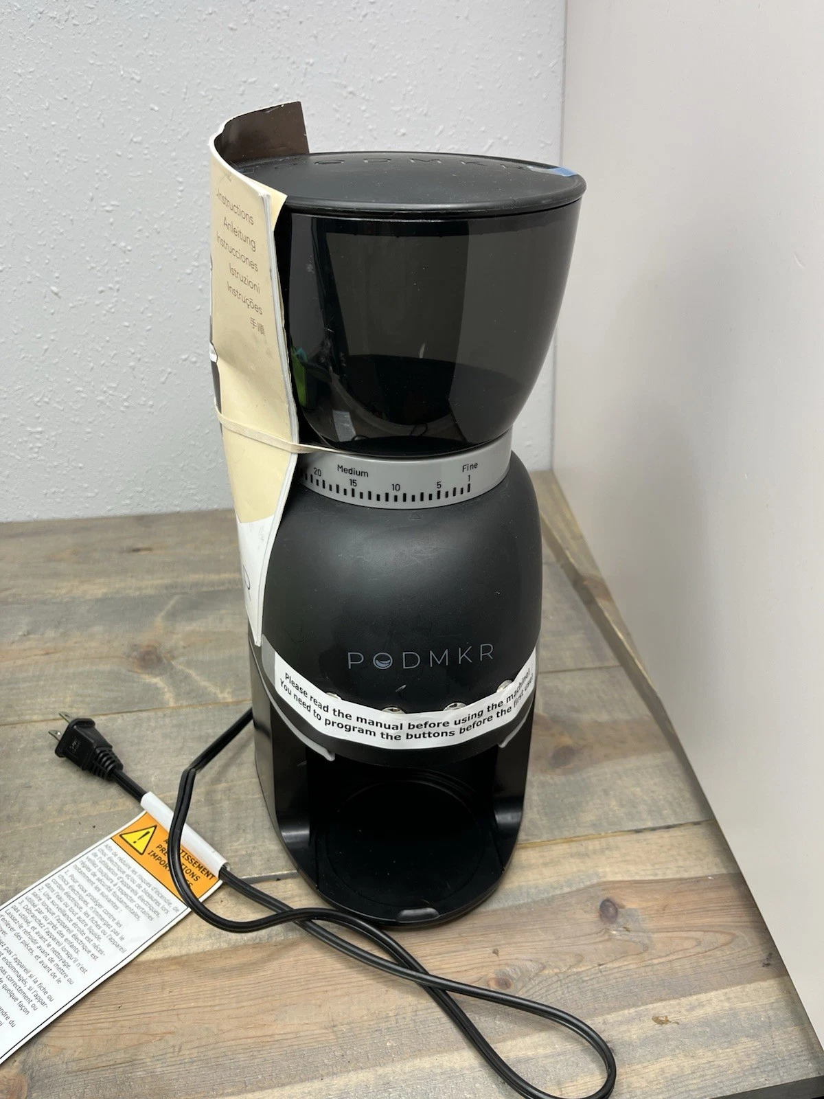 LN PODMKR PM-120-B KEURIG + MAKE YOUR OWN POD COFFEE MAKER PODS read!!!!
Opens in a new window or ta
