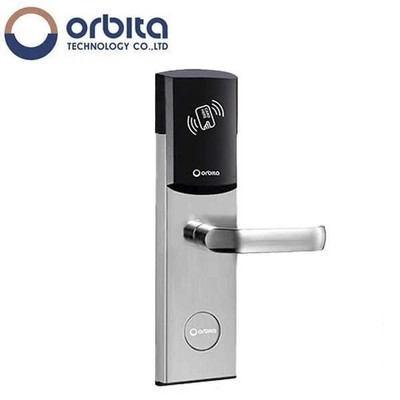 Orbita - E3092 - Mortise Hotel Lock - RFID Ares Return Right Handed 6 VDC Silver
