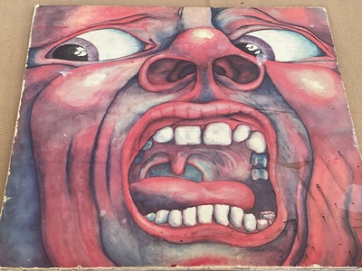 King Crimson In The Court Of The Crimson King LP Record 1st Issue Atlantic 1969