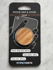 PopSockets Phone Grip/Stand - Bamboo Wood - New