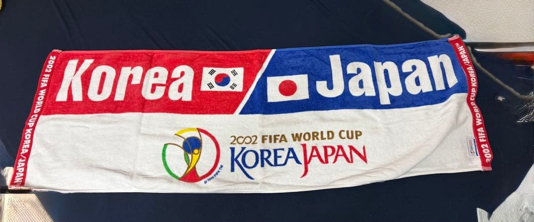 2002 Japan Korea FIFA WORLD CUP Commemorative Towel World Cup 17a