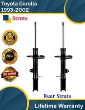 New Oe Rear Struts For 1993-2002 Toyota Corolla Lifetime Warranty