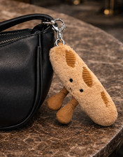 Jellycat Amuseables Baguette Plush Keychain Bag Charm Bread Soft Toy NWT 2026