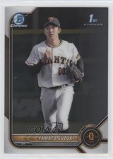 2022 Bowman NPB Nippon Professional Baseball Prospects Chrome Yamato Suzuki 1u4
