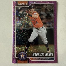 2026 Topps Celebration MAURICIO DUBON Houston Astros PINK CONFETTI FOIL 🔥 #191