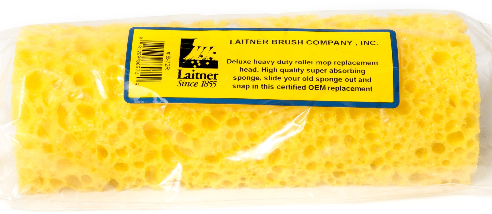 Laitner Deluxe Heavy Duty Roller Mop Replacement Head OEM Certified Number 6972R