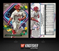 2023 Topps Cosmic Chrome Kyle Schwarber #108 Philadelphia Phillies