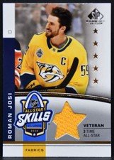2020-21 SP Game Used NHL All-Star Skills Fabrics Josi Predators Jersey 3510
