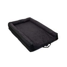 Burley Design Pet Bed, XL, Slate Gray top, Black Sides Bottom