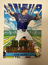 2026 Topps Series 1 Celebration Carson Williams RC #8B-23 8 Bit Ballers Rays