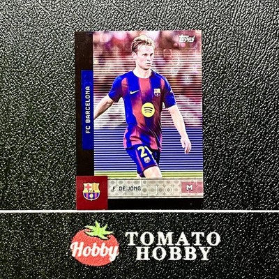 FRENKIE DE JONG HALO REFRACTOR TOPPS FAN TEAM SET 2025-26 BARCELONA