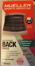 Mueller Sport Medicine Adjustable Back Brace One Size Fits Most