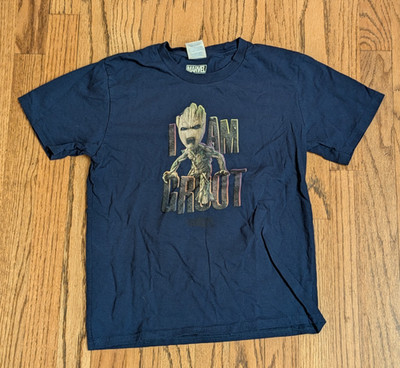 I Am Groot Guardians of the Galaxy T Shirt Kids Youth Size M Short Sleeve unisex