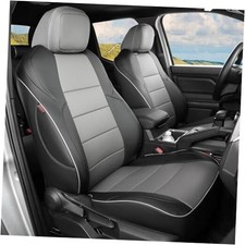 Tacoma Car Seat Covers 2024-2026 Tacoma Petrol Full Set Leather Black/Gray 