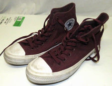 Converse Chuck Taylor Maroon High Top Shoes All Star Men  s Size 7 Women  s 9 Burg