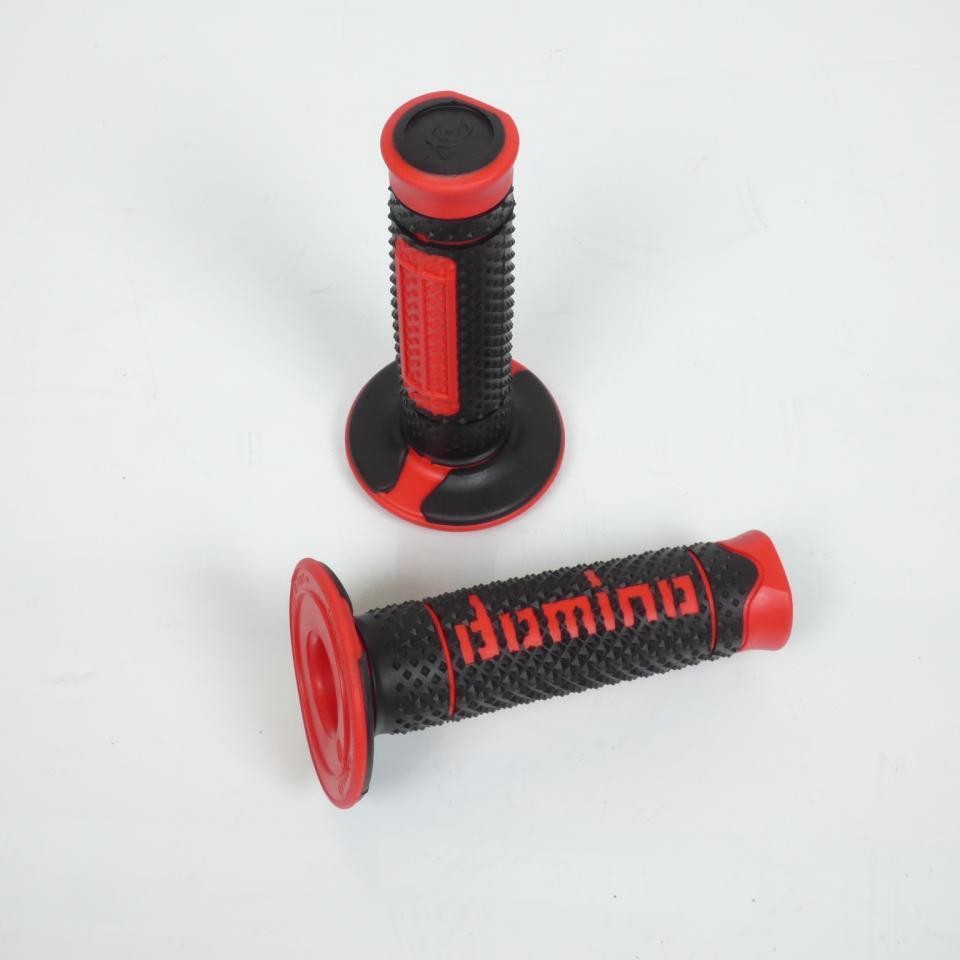 Poignée enduro DOMINO A260 DSH au design ergonomique haut de gamme en caoutchouc souple