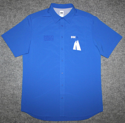 HELLY HANSEN FJORD RESORT QD S/S SHIRT + Kirkwood Resort Mountain Ops sz L Shirt