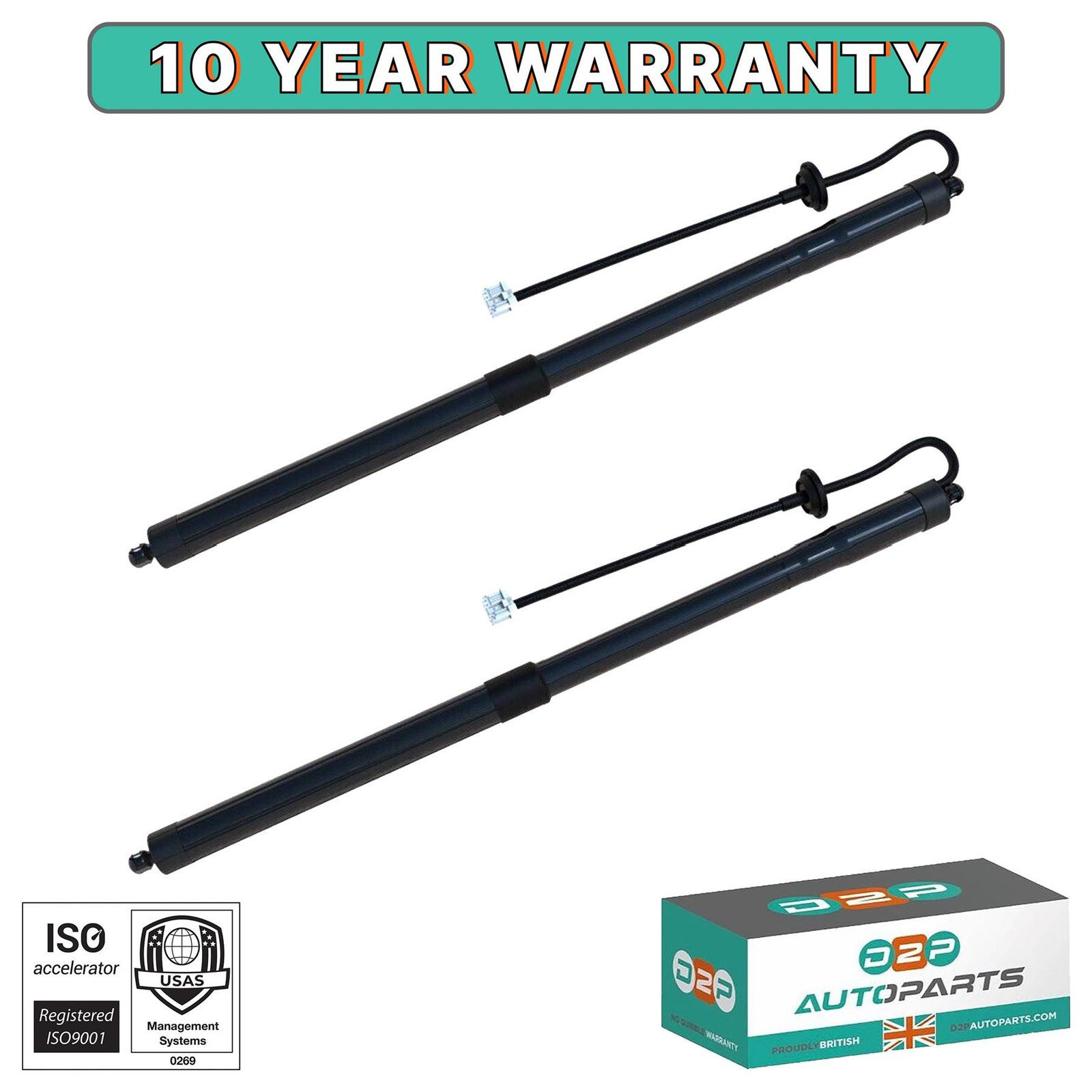 1 PAIR OF ELECTRIC TAILGATE STRUTS 905614BA4A FOR NISSAN X-TRAIL T32 2014>>>