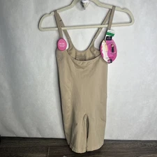 Maidenform Control It!singlet Shapewear All Over Firm Control Nude Size L NWT