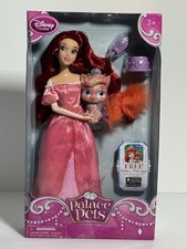 Rare Disney Store Ariel Palace Pets Doll & Ca...